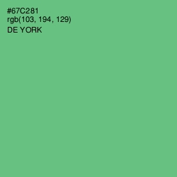 #67C281 - De York Color Image